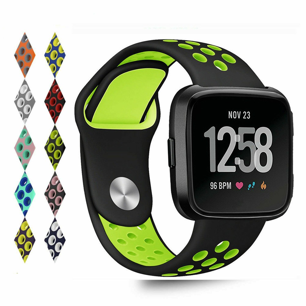Silicone Strap Watch Band Wristband Replacement For Fitbit Versa 1 2/Lite