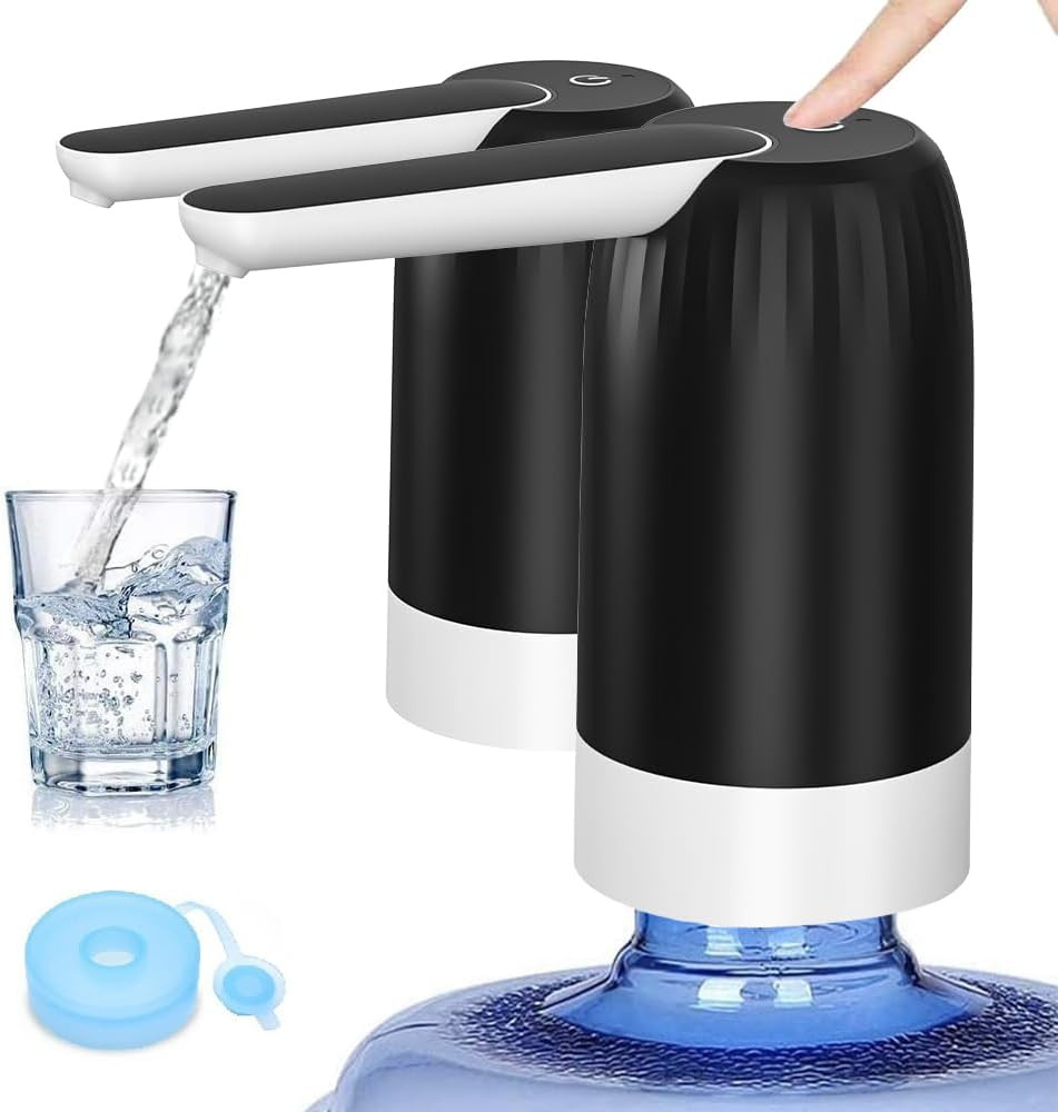 2 Pack Electric Portable 5 Gallon Water Dispenser, Universal Micro USB Charging