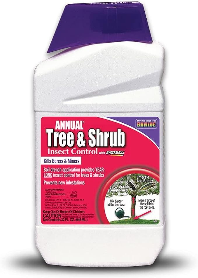 Bonide # 609 32 Oz. Systemic Annual Tree & Shrub Insect Control Concentrate