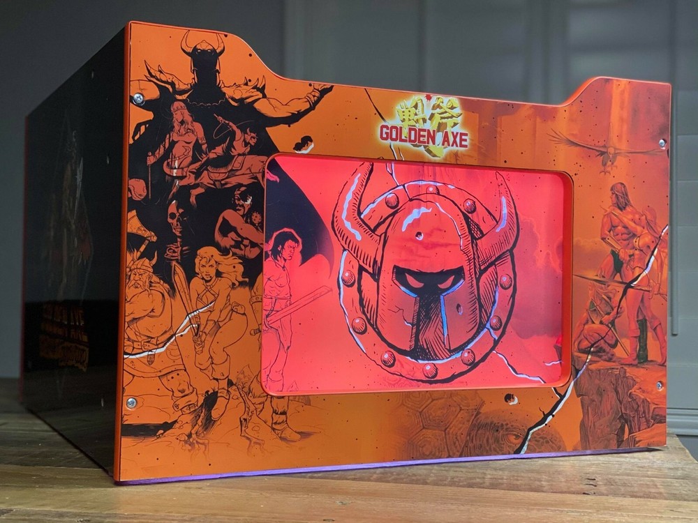 Arcade1up Golden Axe Lit Riser Front Panel