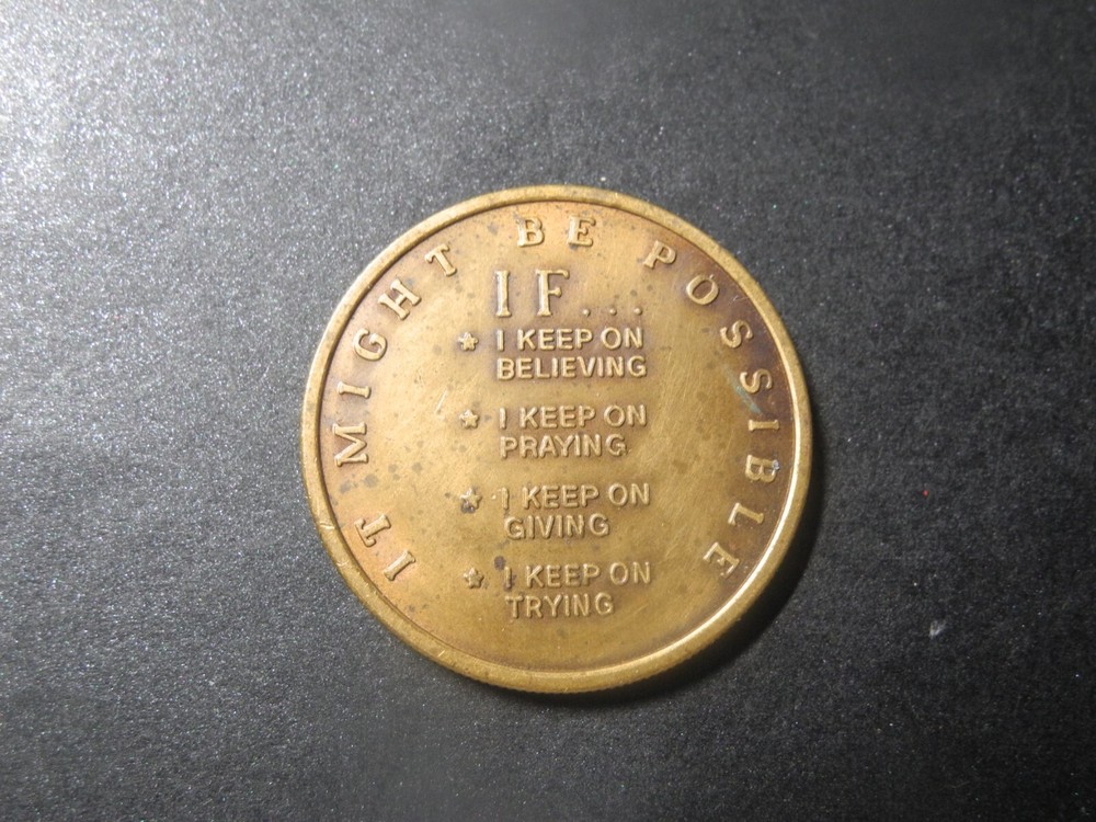 RELIGIOUS TOKEN- ROBERT SCHULER- IT MIGHT BE POSSIBLE