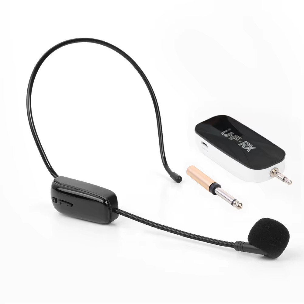 UHF Wireless Microphone Mic Fast Matching System with Receiver