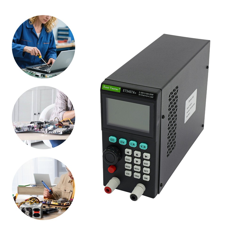 Load Tester Tabletop Electronic Dynamic Electronic Testing Machine 200W 0-30A