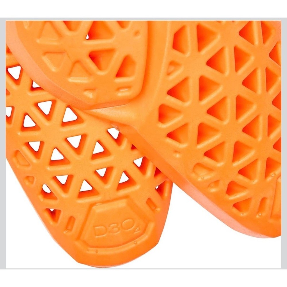 Fox Racing D3O LP1 L2 Knee Guard Replacement Inserts Orange CE Level 2 Pair