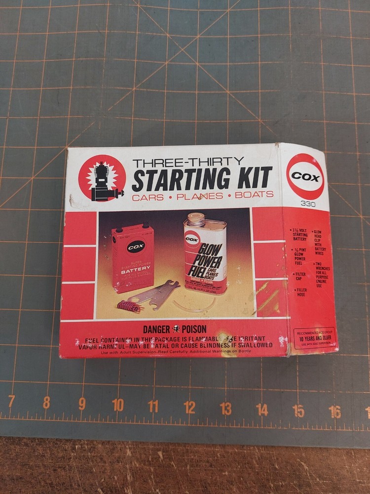 Cox 330 Three Thirty Starting Kit Box Only