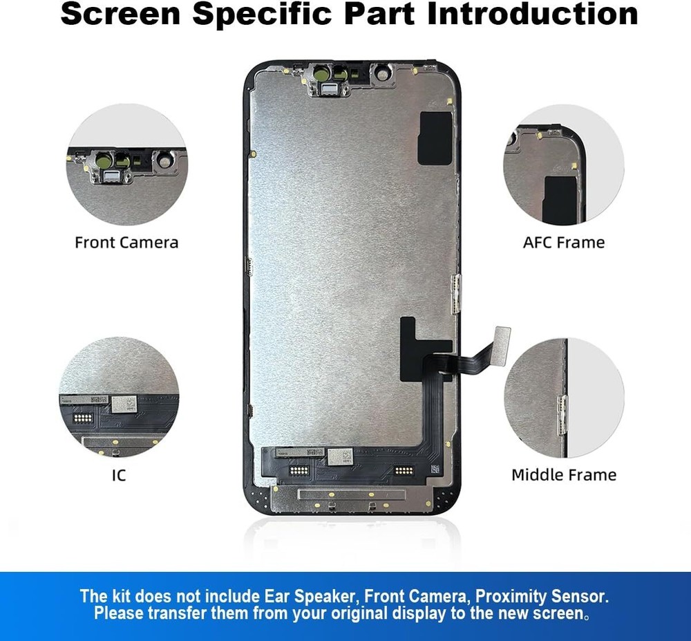 For iPhone 14 LCD Display Touch Screen Digitizer Replacement Assembly Tools Lot
