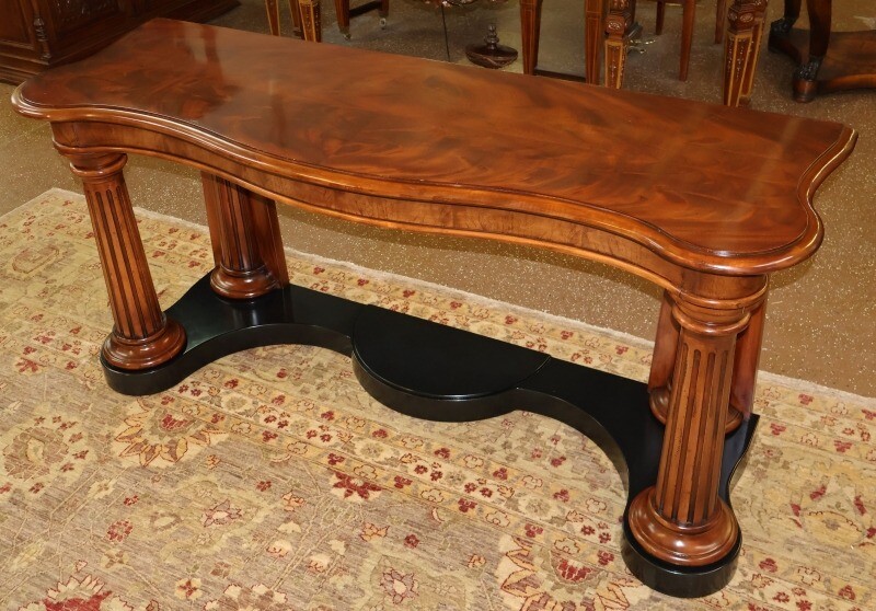 Ralph Lauren Flame Mahogany Neoclassical Server Buffet Sideboard Console Table
