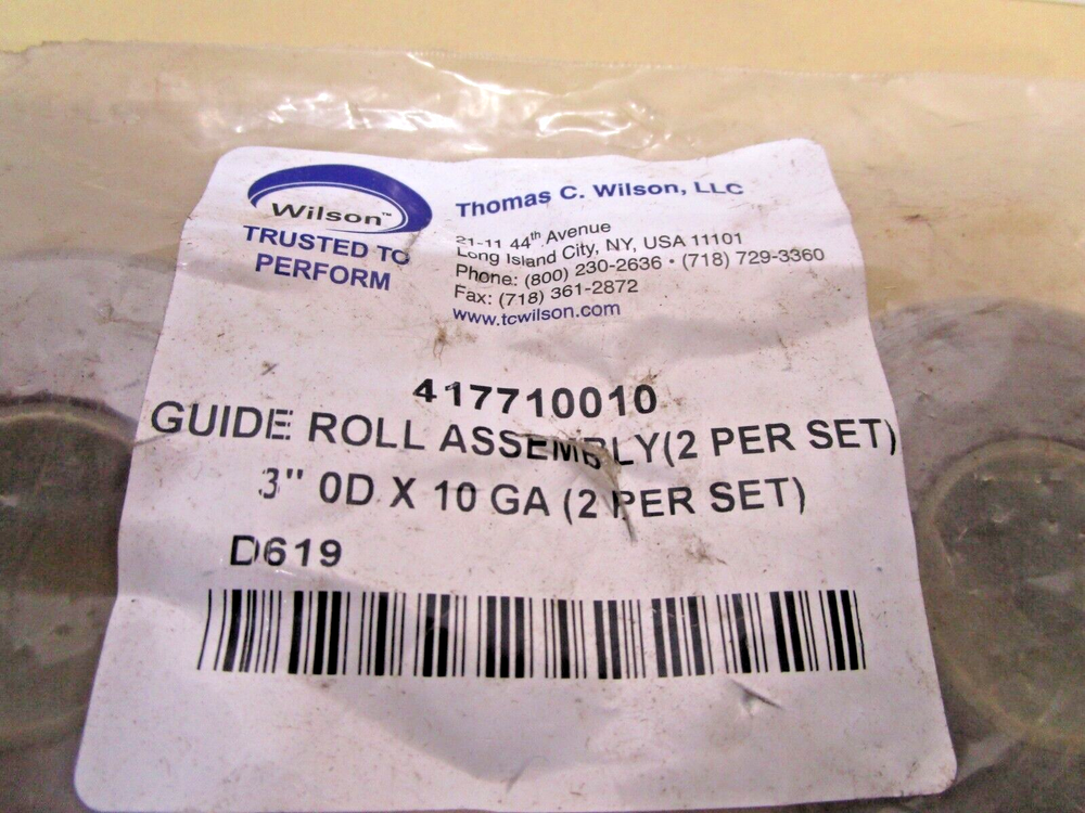 WILSON 417710010 GUIDE ROLL ASSEMBLY
