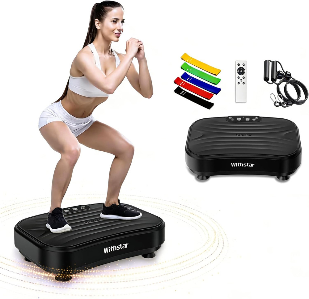 Vibration Plate Exercise Machine,Power Waver Vibration Plate Platform for Lympha