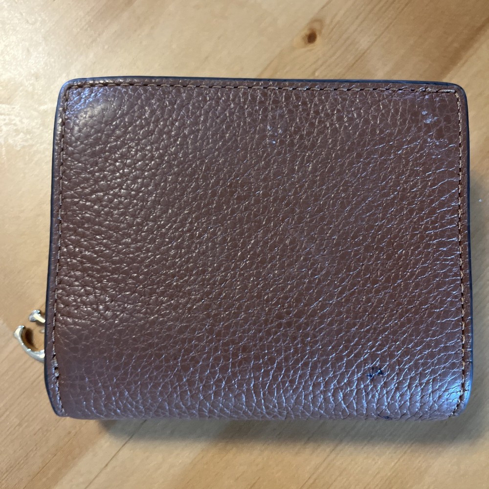 財布　coach ウォレット　ブラウン