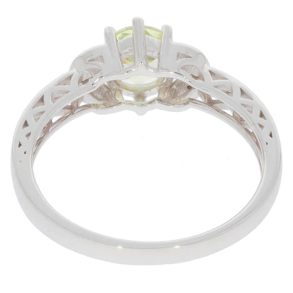Sterling Silver Semi Mount Ring Setting Round RD 6X6mm