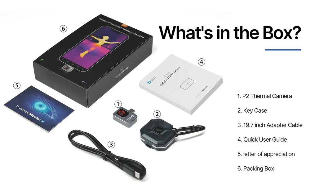 Thermal Master P2 Thermal Camera Android Mobile Thermal Imager World's Smallest