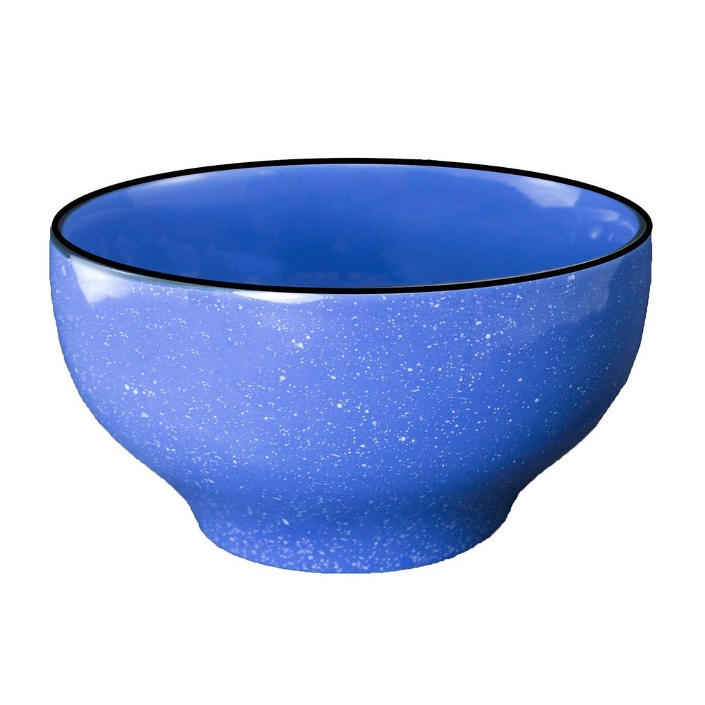 Campfire Speckle Ocean Blue 140 oz Stoneware-Ceramic Bowl