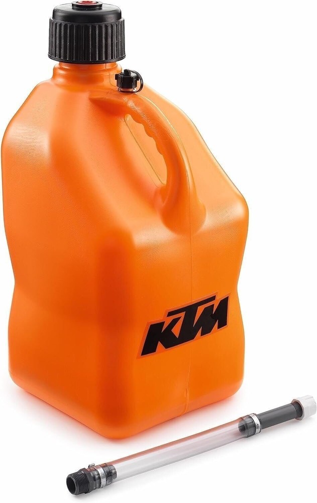 KTM 5 Gallon Plastic Drum Square Orange