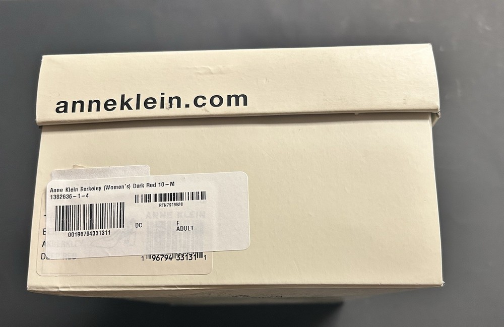 Anne Klein EMPTY OPEN SHOE BOX ONLY With Tissue, Preowned