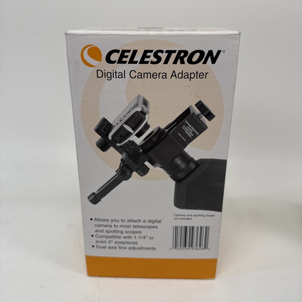 Celestron 93626 Universal Digital Camera Adapter, Attach To Telescopes