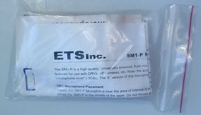 ETS SM1-P SURVEILLANCE MICROPHONE