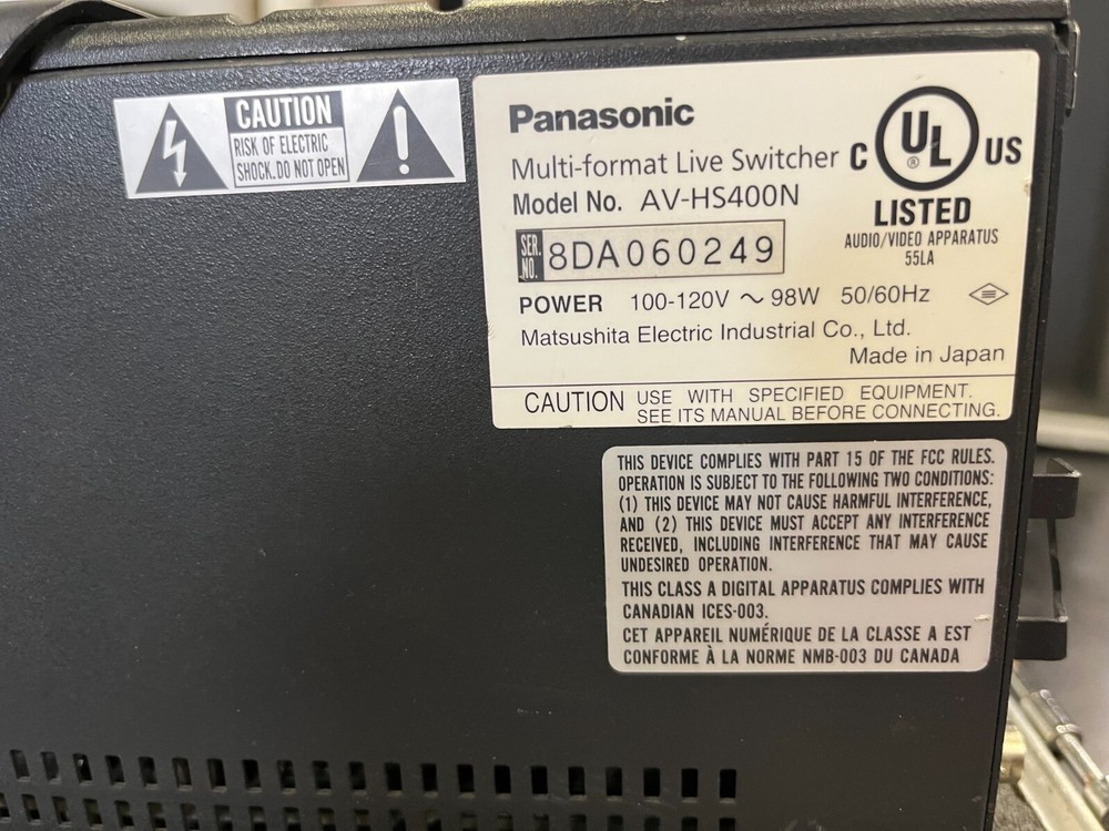 panasonic av-hs400N