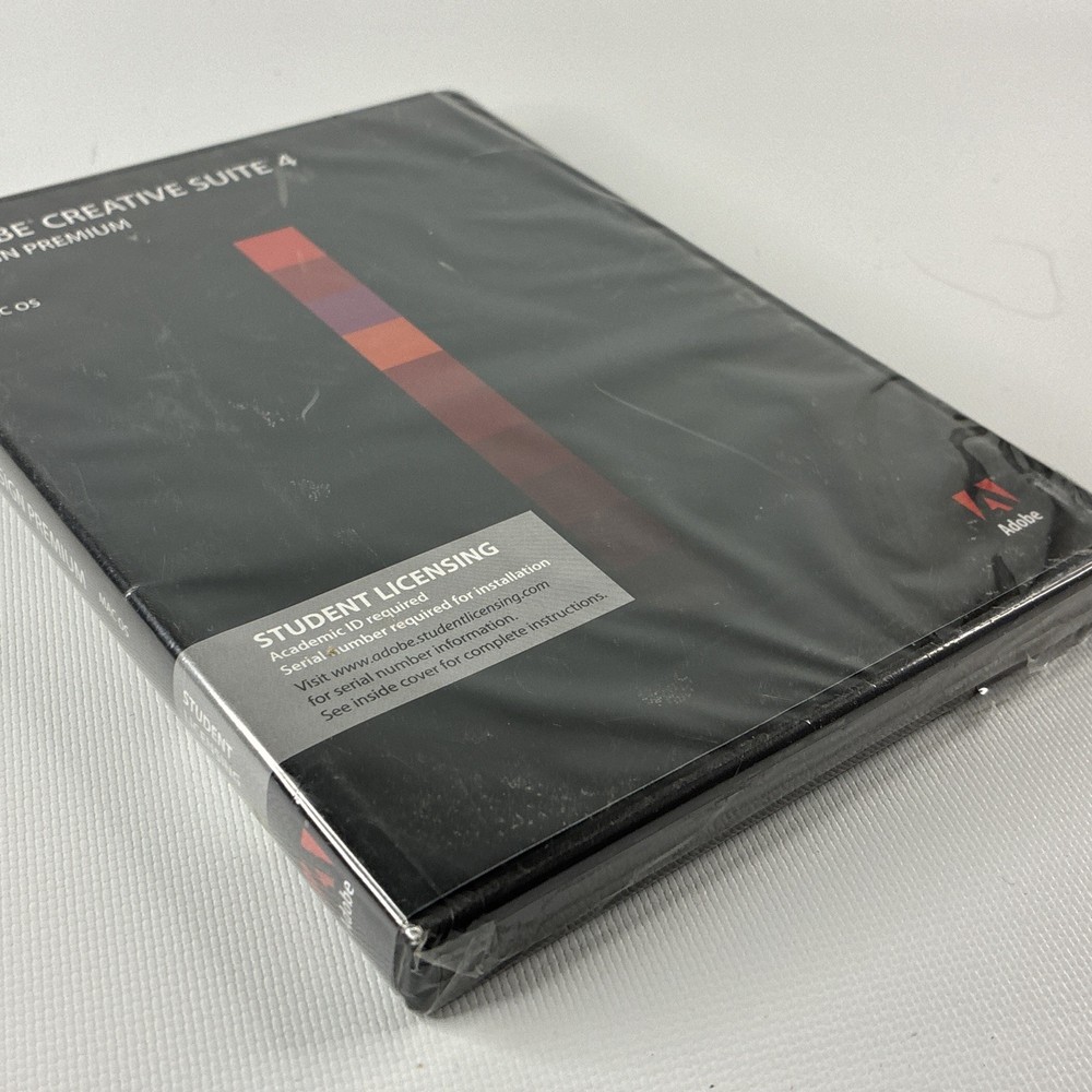 Adobe Creative Suite 4 Design Premium MAC OS Student Version SEALED