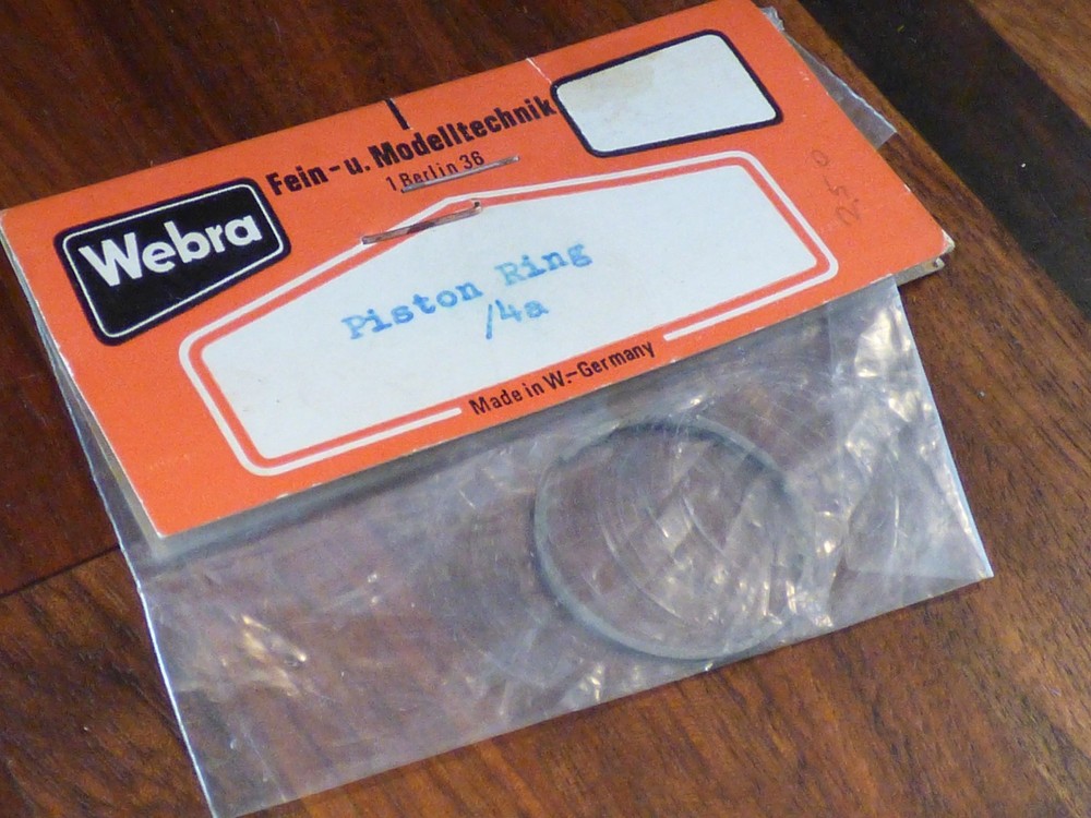 Webra 61 R/C Piston Ring for Model Airplane Glow Engine