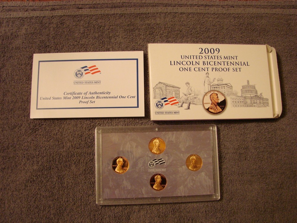 2009 S Lincoln Bicentennial One Cent Proof Set US Mint