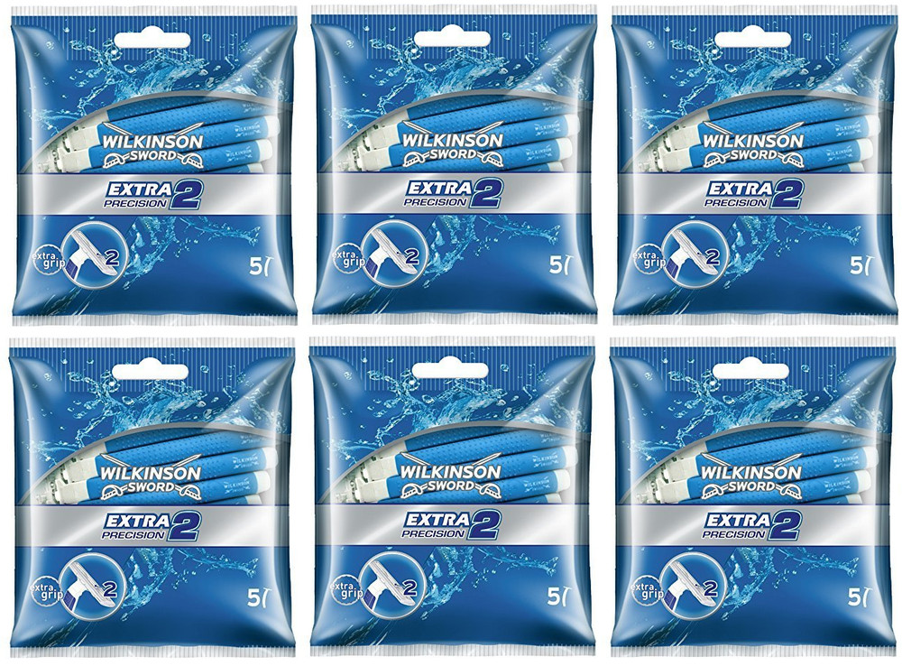 Wilkinson Sword Extra Precision 2 Disposable Razor, 30 Count (Same As Schick ST)