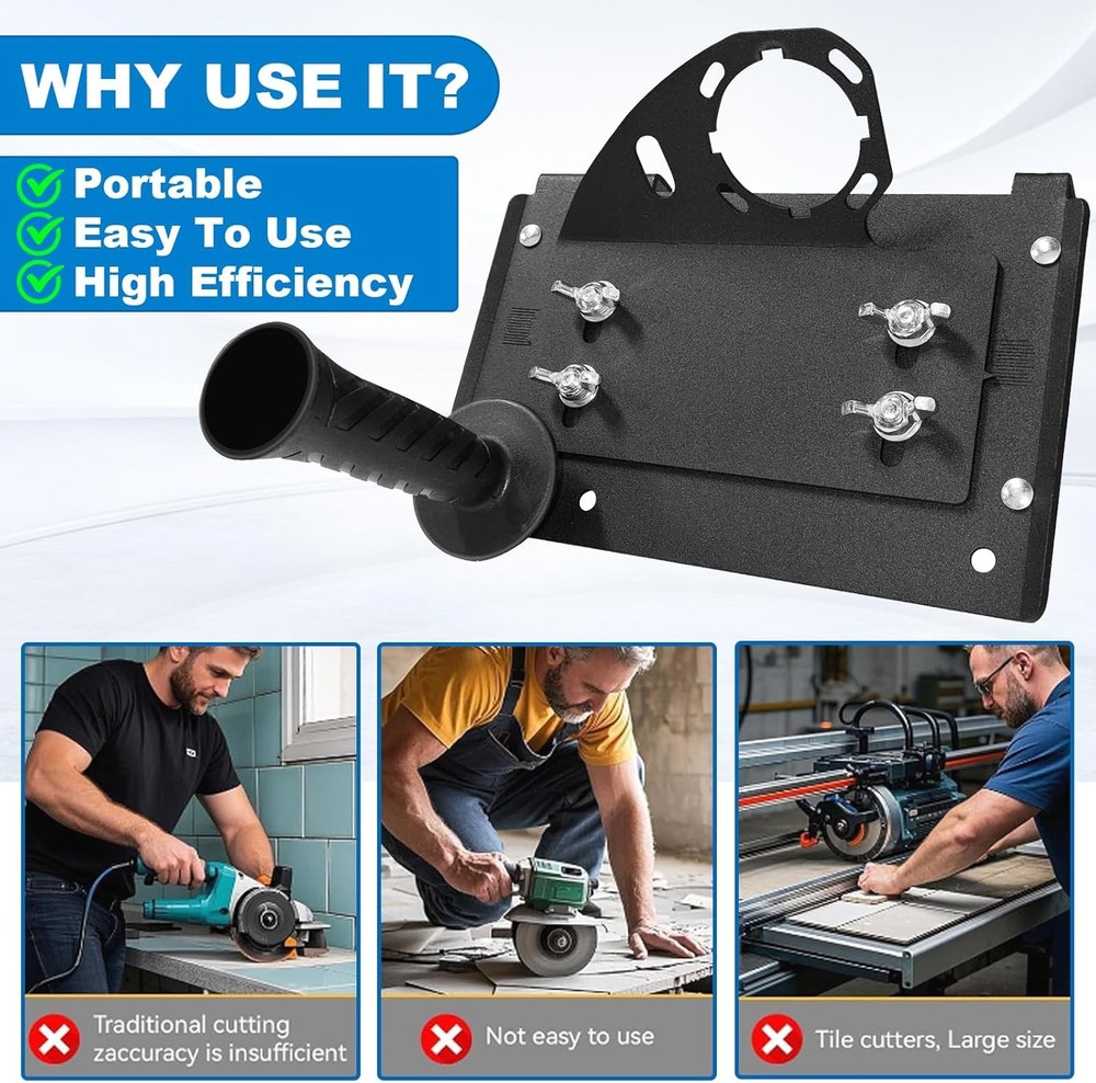 45 Degree Tile Chamfering Tool, Ceramic Tile Cutter Tool, Angle Grinder Attachme