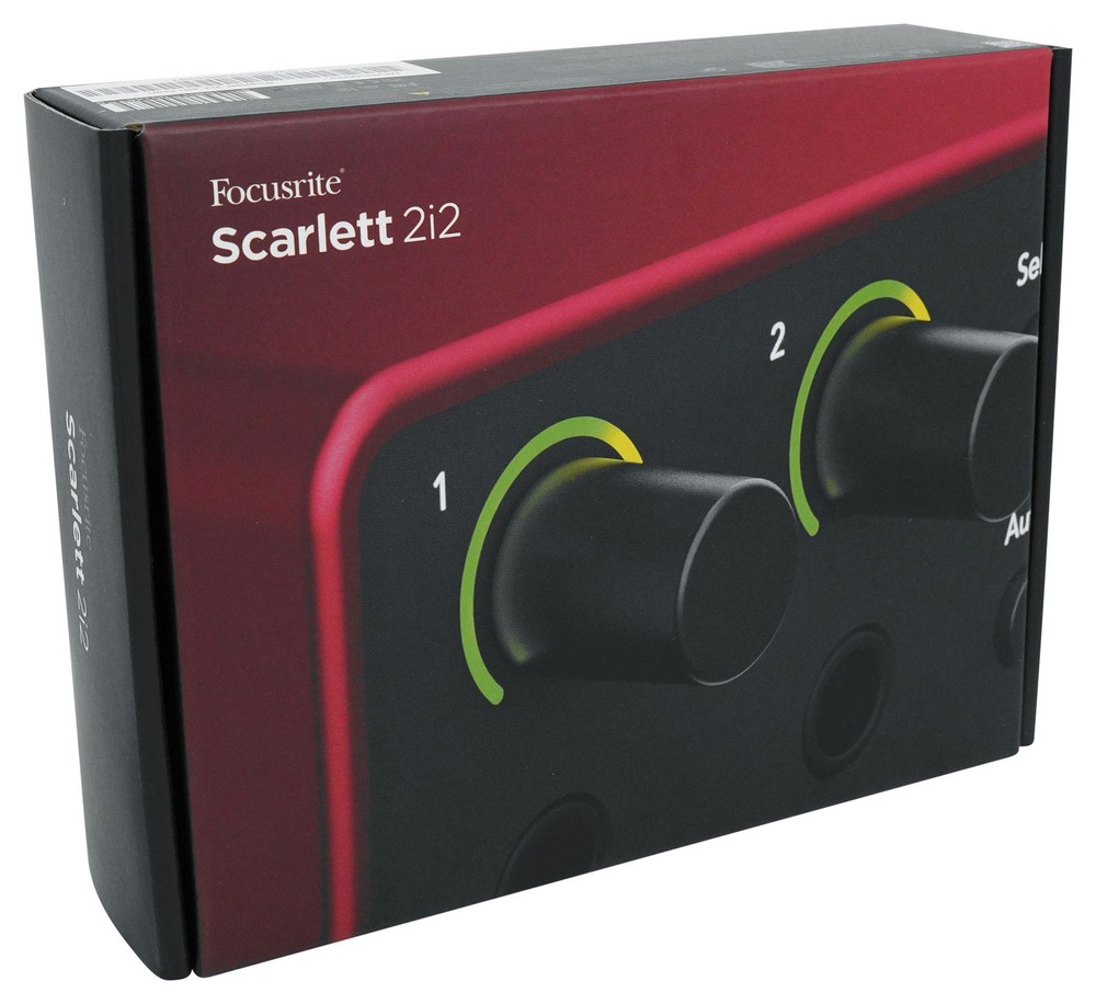 Focusrite Scarlett 2i2 4th Gen Studio Recording USB Audio Interface+Backpack