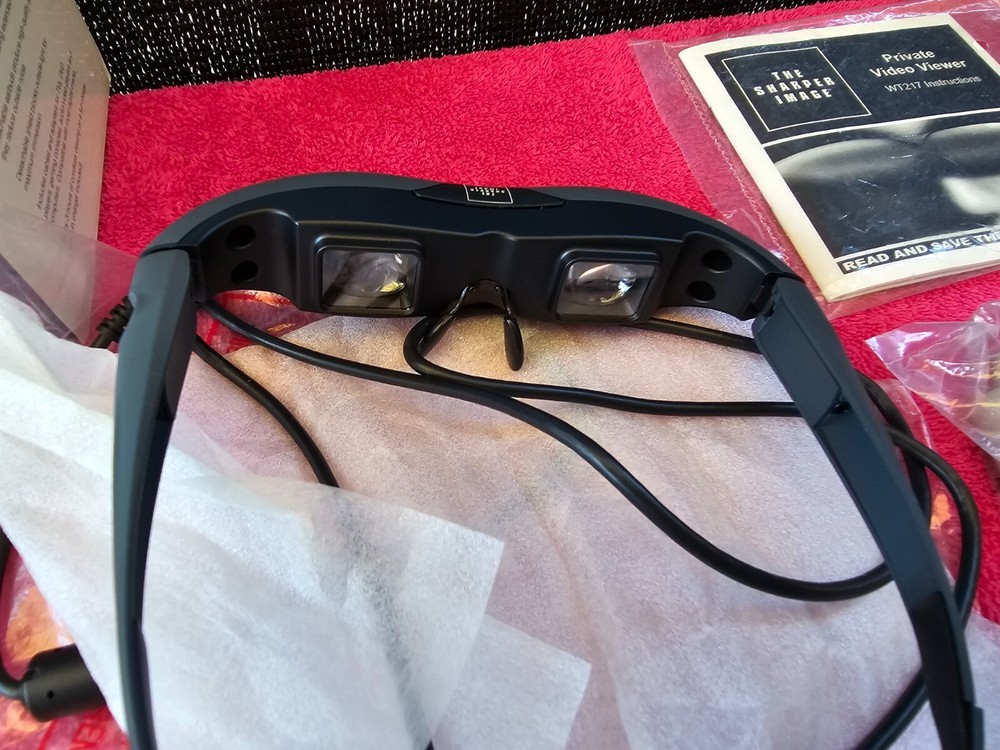 The Sharper Image Private Video Viewer In Original Package