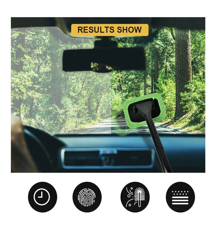 5 Pack Microfiber Replacement Bonnets for Windshield Cleaners - Eco-Friendly