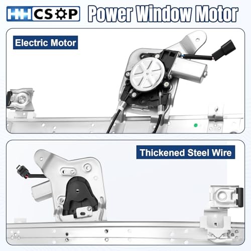 Rear Left Driver Side Power Window Regulator with Motor Rear Driver Side
