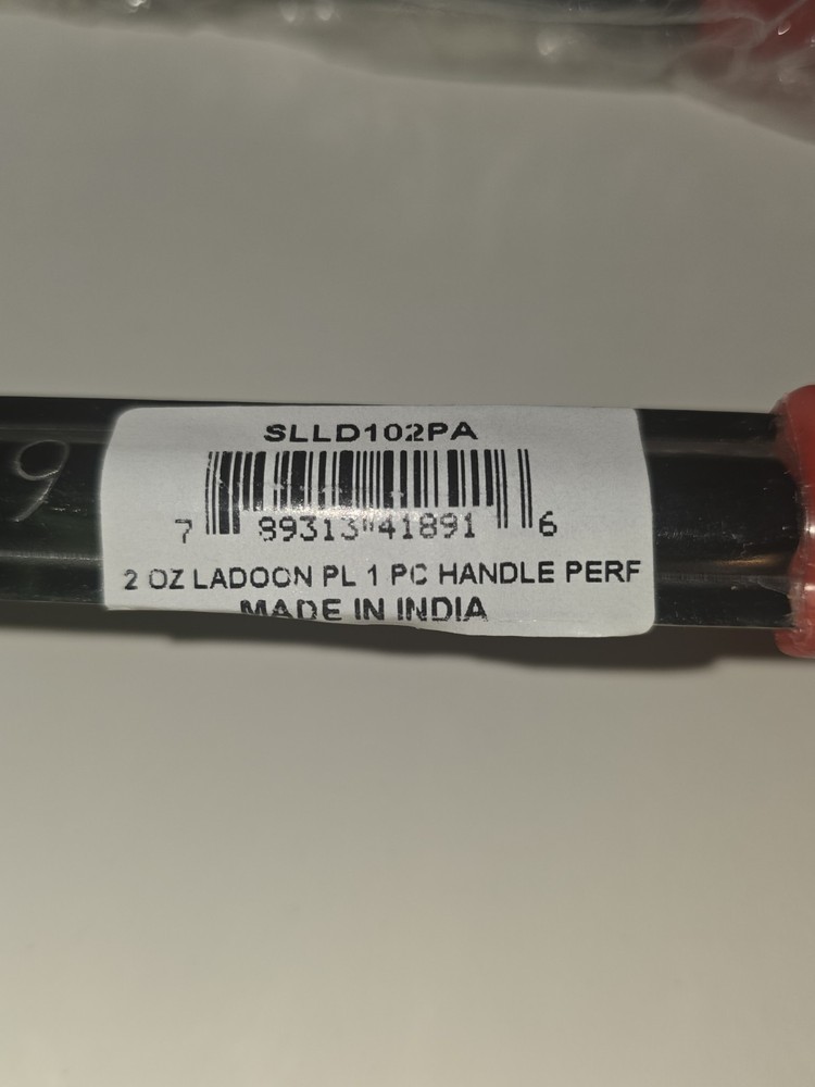 3-Piece Thunder Group Perforated Portion Controller Construction Ladles with...