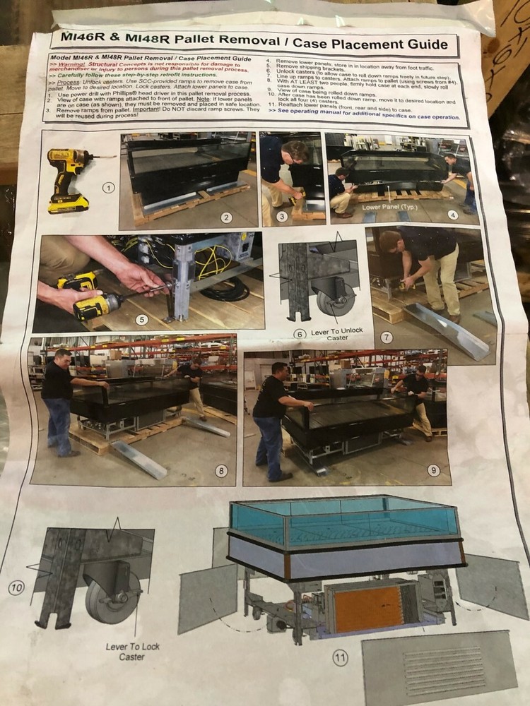 Structural Concepts MI48R Open Refrigerated Display Merchandiser