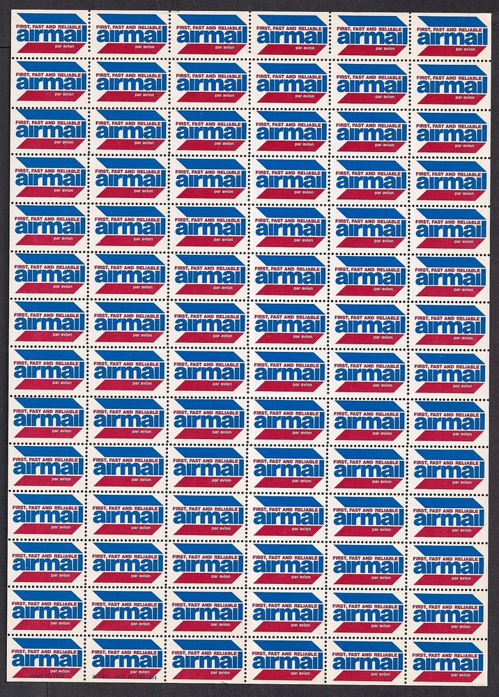 US Airmail & Special Delivery sheets (14 sheets)