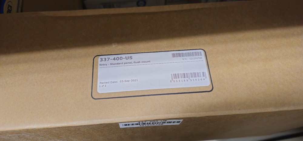 Paxton Net2 Entry Intercom Flush Mount Panel 337-420-US NEW