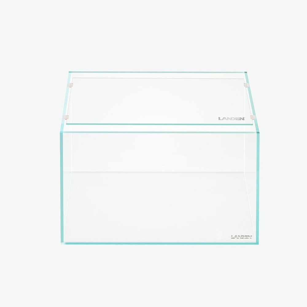 4mm Thick Clear Glass Aquarium Lid, Includes 4 Clips for Secure Placement, 34...
