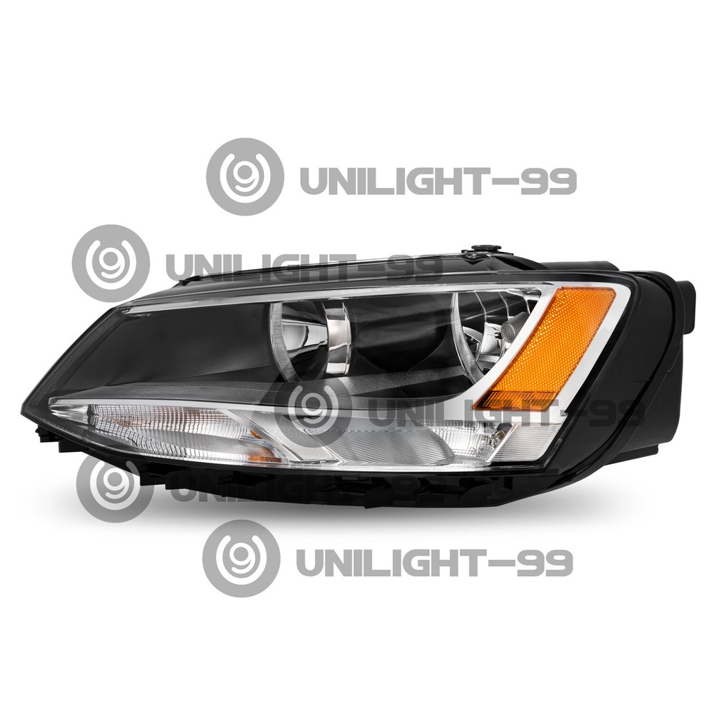 [Halogen Model] For 2011-2018 Volkswagen Jetta Headlight Headlamp Driver Side