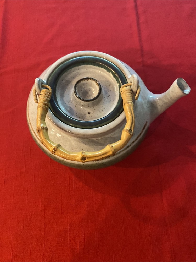 Pottery Craft Glazed Tea Pot