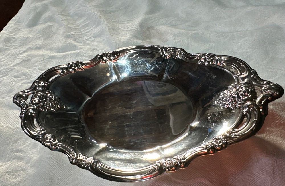 Community Silverplate Silver Artistry Serving Platter Tray 9"