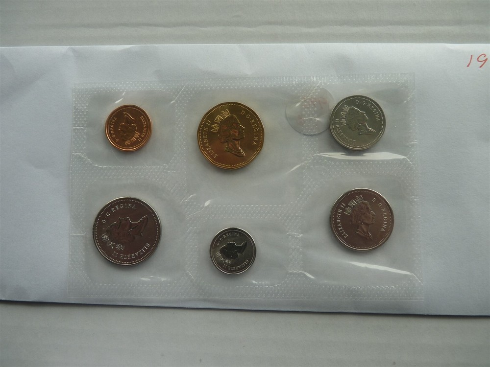ORIGINAL 1996 CANADA SCEALE PL SET ROYAL CANADA MINT