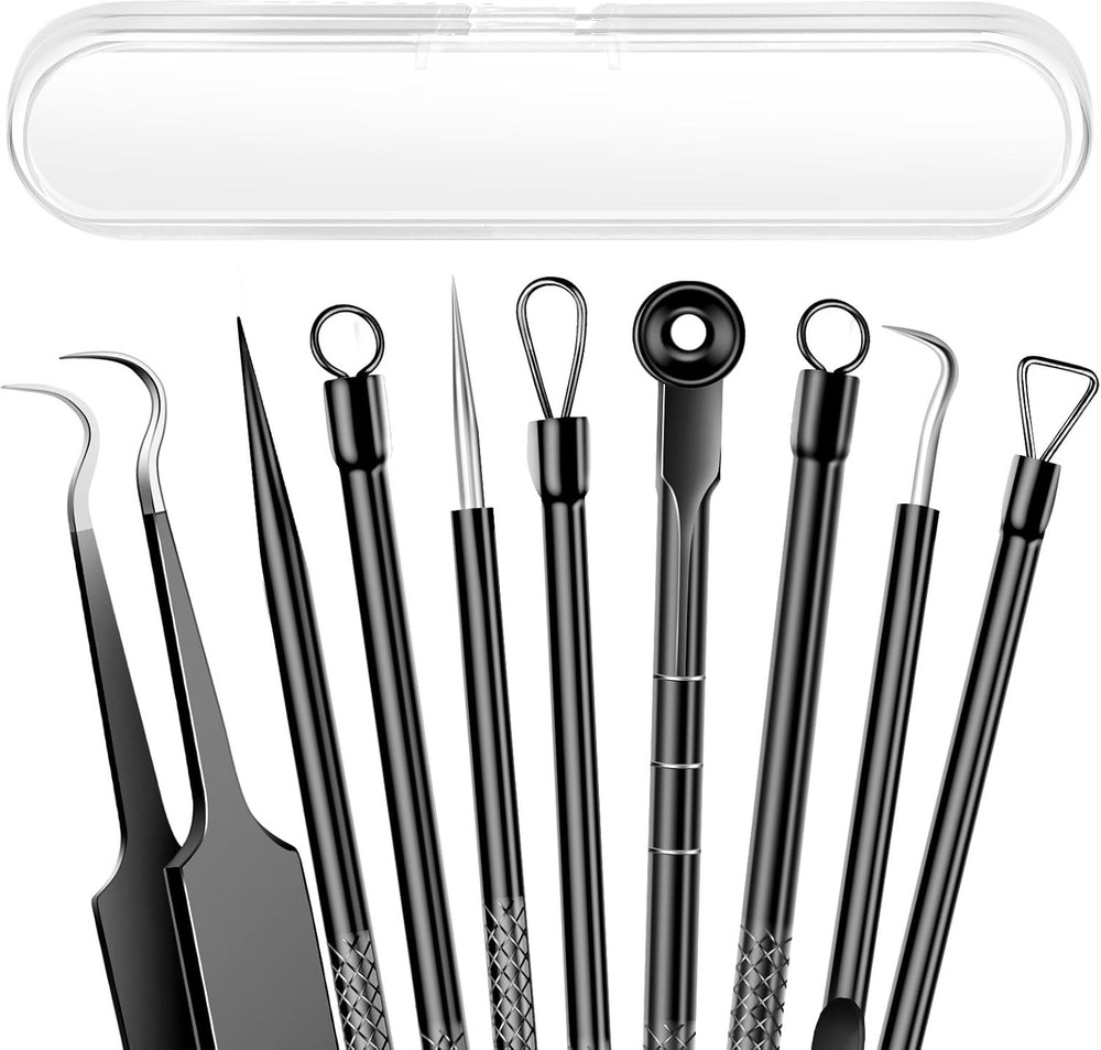 5PCS Blackhead Remover Pimple Popper Tool Kit, Professional use