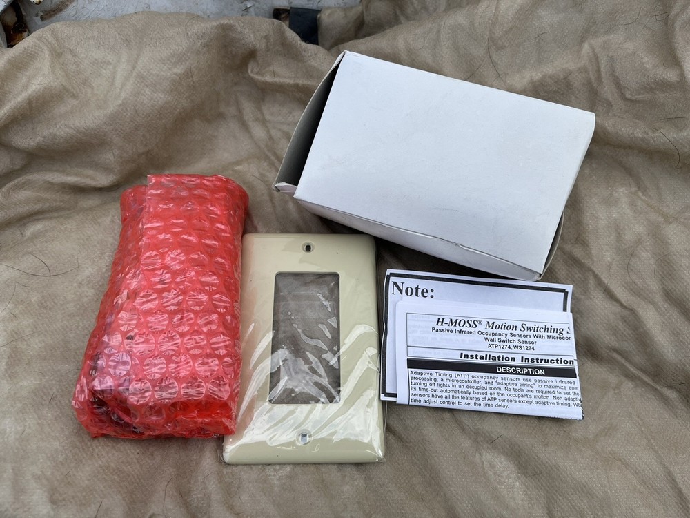 Hubbell Wall Switch Sensor Ivory WS1274I