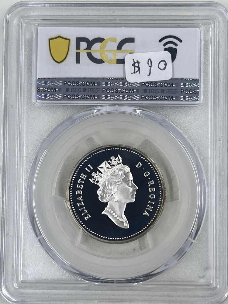 1996 50C PCGS PR69DCAM Canada Cougar Kittens
