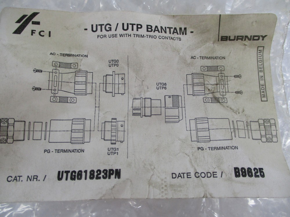 FCI UTG61823PN CONNECTOR NSMP
