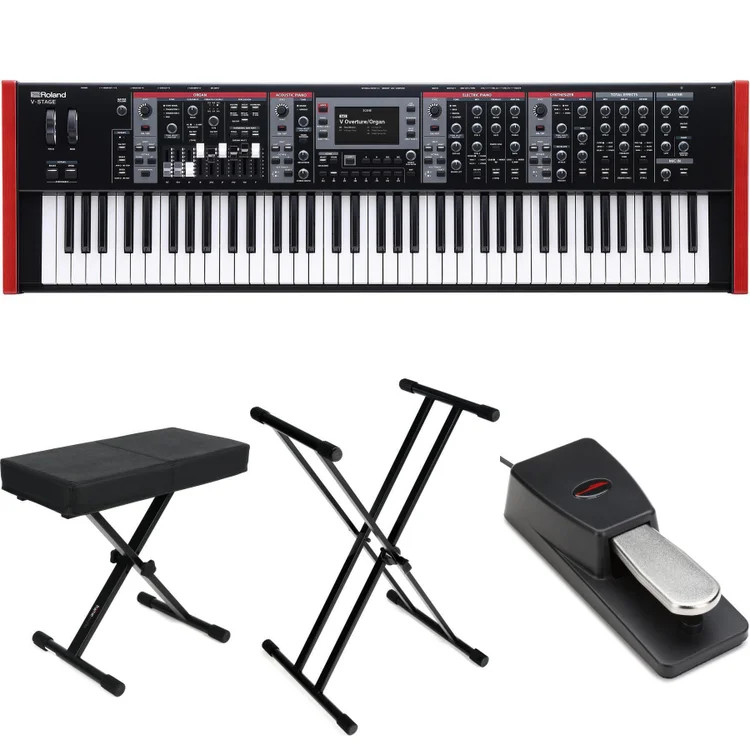 Roland V-Stage76 Stage Piano Essentials Bundle