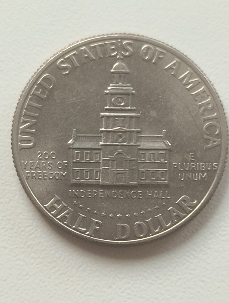 John F. Kennedy Bicentennial half dollar-D