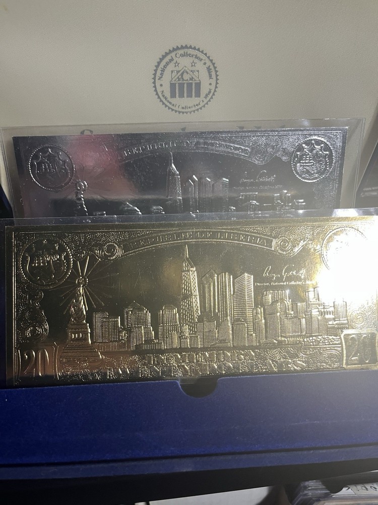 September 11th Silver And Gold Leaf Coin- Certificate