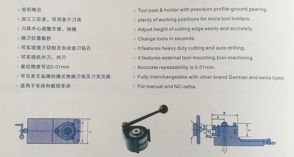 Fine Ground EJ30100 Boring And ET Part Off Tool Holders for Multifix Tool Post E