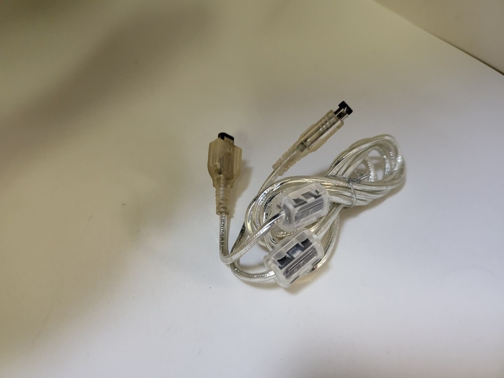NEW 2 Player Silver Link Cable for the GameBoy Advance SP System Console #A8