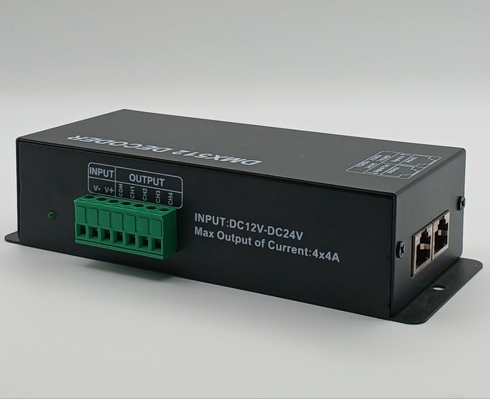 DMX 512 LED Decoder Controller for RGB Lights